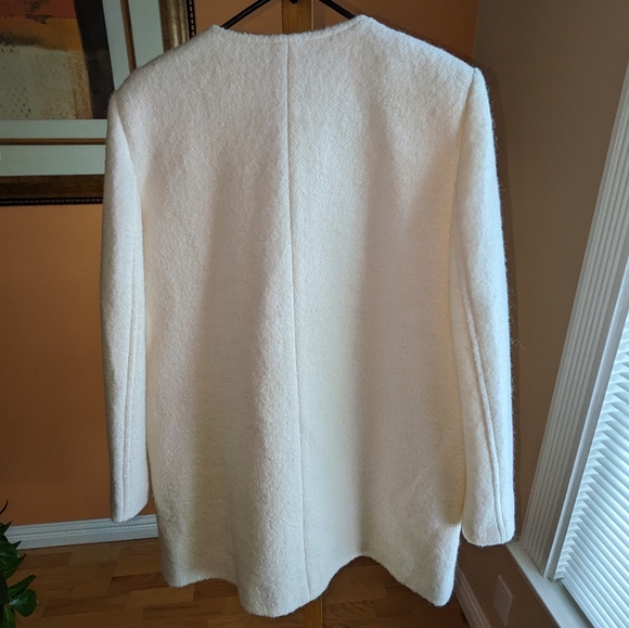 Ann Taylor Wool Blend Crew Neck Coat Size L - Picture 9 of 16